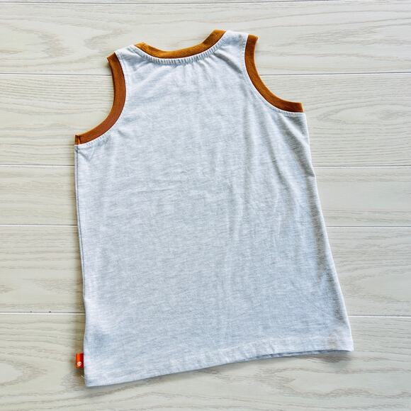 Timberland Boy's Size 8 Gray Sleeveless Logo Tank - Picture 6 of 6
